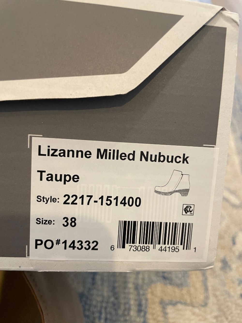 Dansko boots lizanne milled nubuck taupe - Picture 7 of 7